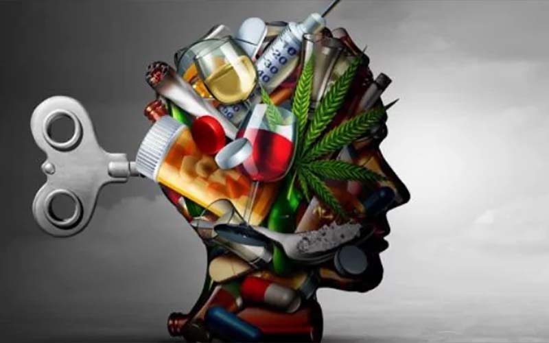 Illustration présentant les addictions